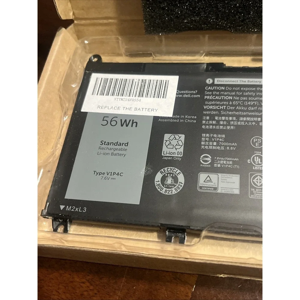 Battery Replacement -Dell Chromebook 13 3380 Inspiron 14 7486 Series *NEW*